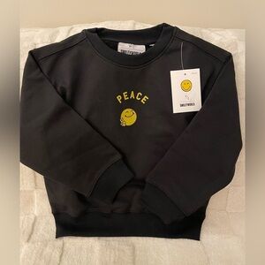 Brand new Peace Collective x Smiley World kids sweat set. Super cute!